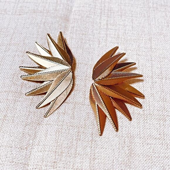 Maple leaf earrings N170 - Picture 5 of 5
